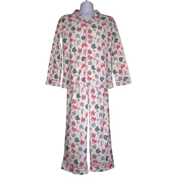 Wondershop Junior Christmas Holiday Kids Pajama Set Flame Resistant Size XL - Picture 2 of 9